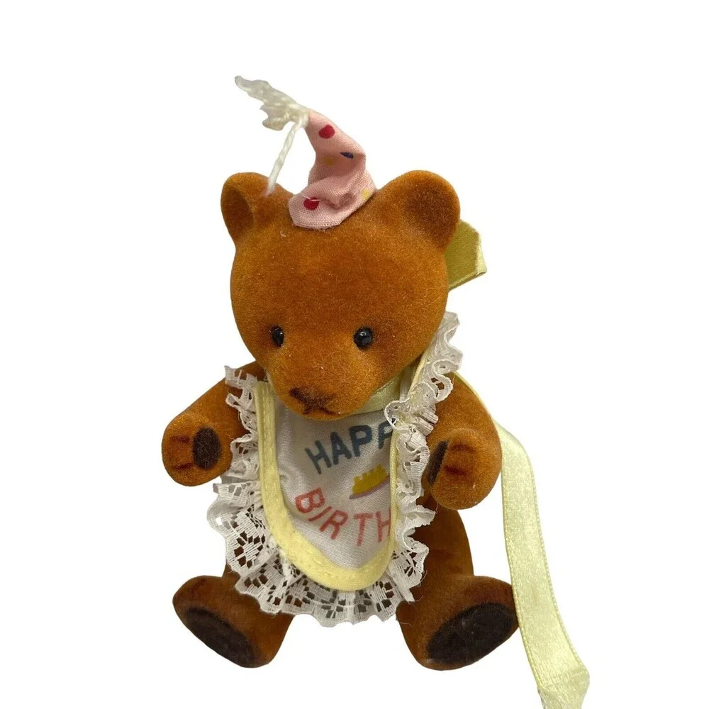 Vintage 1983 Teddy N Me  Bear Mattel Emotions Happy Birthday By Sekiguchi RARE